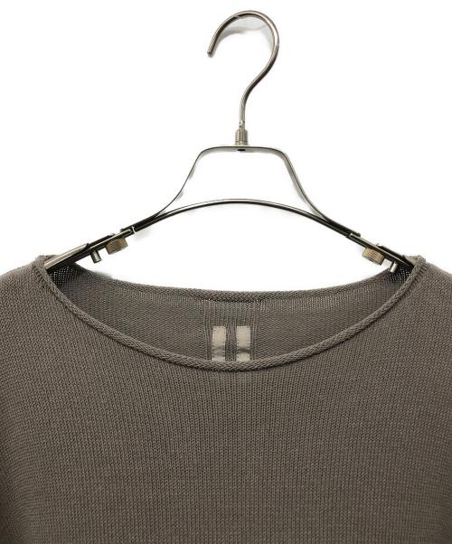 RICK OWENS（リックオウエンス）RICK OWENS (リックオウエンス) Cape-Sleeve Sweater グレー サイズ:Lの古着・服飾アイテム