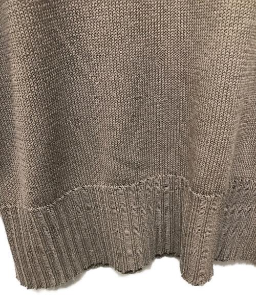 RICK OWENS（リックオウエンス）RICK OWENS (リックオウエンス) Cape-Sleeve Sweater グレー サイズ:Lの古着・服飾アイテム