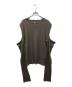 RICK OWENS（リックオウエンス）の古着「Cape-Sleeve Sweater」｜グレー