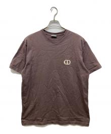 DIOR HOMME（ディオール オム）の古着「CD刺繍Tシャツ」｜パープル