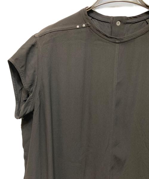 RICK OWENS（リックオウエンス）RICK OWENS (リックオウエンス) スタッズ付 ノースリーブカットソー グレー サイズ:38の古着・服飾アイテム