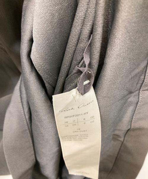 RICK OWENS（リックオウエンス）RICK OWENS (リックオウエンス) スタッズ付 ノースリーブカットソー グレー サイズ:38の古着・服飾アイテム