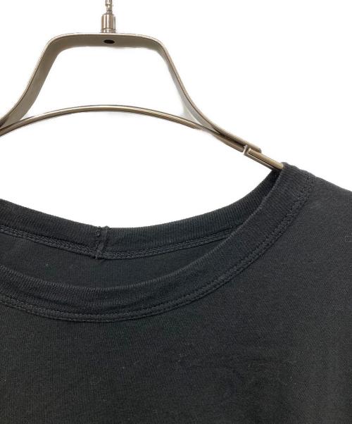 RICK OWENS（リックオウエンス）RICK OWENS (リックオウエンス) ハーフスリーブ オーバーサイズ Tシャツ ブラック サイズ:38の古着・服飾アイテム