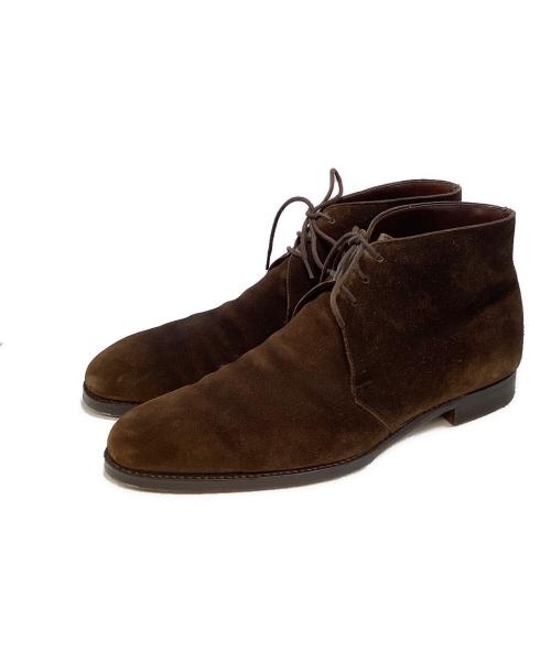 Crockett & Jones（クロケット＆ジョーンズ）Crockett & Jones (クロケット＆ジョーンズ) チャカブーツ ブラウン サイズ:6の古着・服飾アイテム