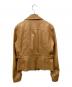 POLO RALPH LAUREN (ポロ・ラルフローレン) レザーダブルライダースジャケット ベージュ サイズ:XS：14000円