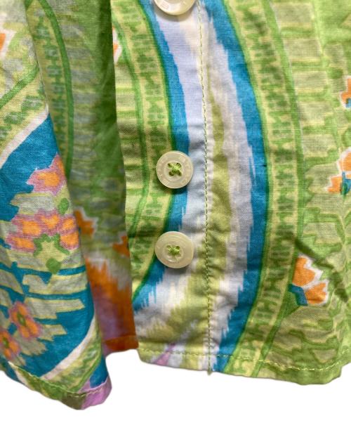 ETRO（エトロ）ETRO (エトロ) ペイズリー柄シャツ グリーン サイズ:46の古着・服飾アイテム