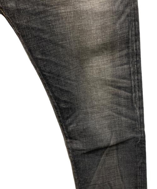 RRL（ダブルアールエル）RRL (ダブルアールエル) スリムフィットセルヴィッジデニムパンツ ブラック サイズ:32の古着・服飾アイテム