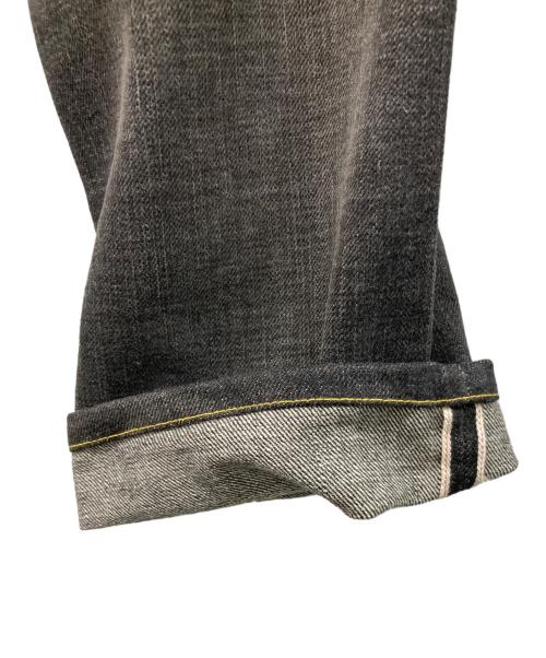 RRL（ダブルアールエル）RRL (ダブルアールエル) スリムフィットセルヴィッジデニムパンツ ブラック サイズ:32の古着・服飾アイテム