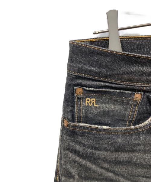 RRL（ダブルアールエル）RRL (ダブルアールエル) スリムフィットセルヴィッジデニムパンツ ブラック サイズ:32の古着・服飾アイテム
