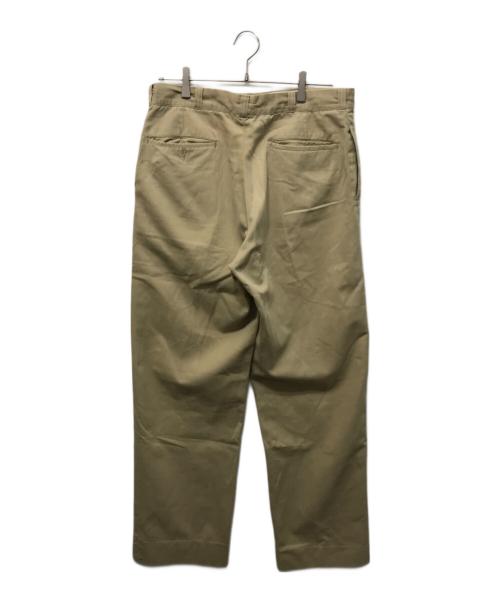 US ARMY（ユーエスアーミー）US ARMY (ユーエスアーミー) コットンチノトラウザー ベージュ サイズ:36の古着・服飾アイテム