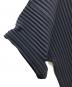 中古・古着 HOMME PLISSE ISSEY MIYAKE (オム プリッセ イッセイ ミヤケ) プリーツポロ ネイビー サイズ:2：23000円