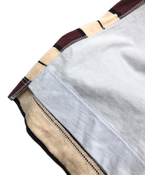MARNI（マルニ）MARNI (マルニ) ボーダー切替Tシャツ ブルー サイズ:40の古着・服飾アイテム