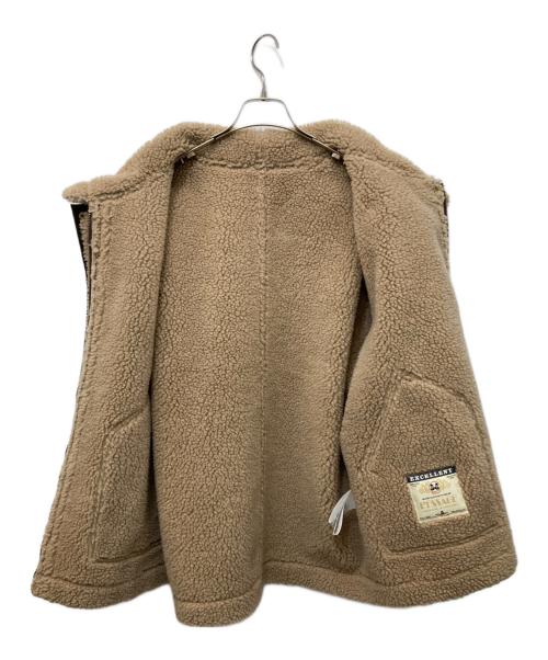 journal standard L'essage（ジャーナルスタンダード レサージュ）journal standard L'essage (ジャーナルスタンダード レサージュ) アビエータージャケット ブラウン サイズ:freeの古着・服飾アイテム