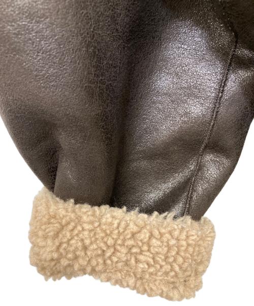 journal standard L'essage（ジャーナルスタンダード レサージュ）journal standard L'essage (ジャーナルスタンダード レサージュ) アビエータージャケット ブラウン サイズ:freeの古着・服飾アイテム