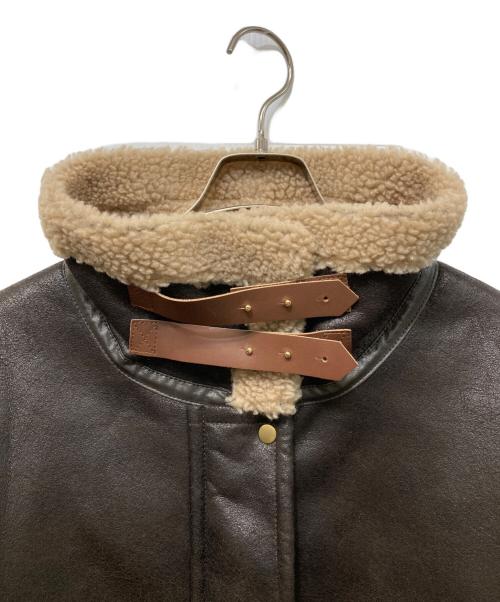 journal standard L'essage（ジャーナルスタンダード レサージュ）journal standard L'essage (ジャーナルスタンダード レサージュ) アビエータージャケット ブラウン サイズ:freeの古着・服飾アイテム