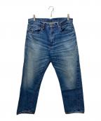 WAREHOUSEウエアハウス）の古着「1105 セコハンデニムパンツ」｜ブルー
