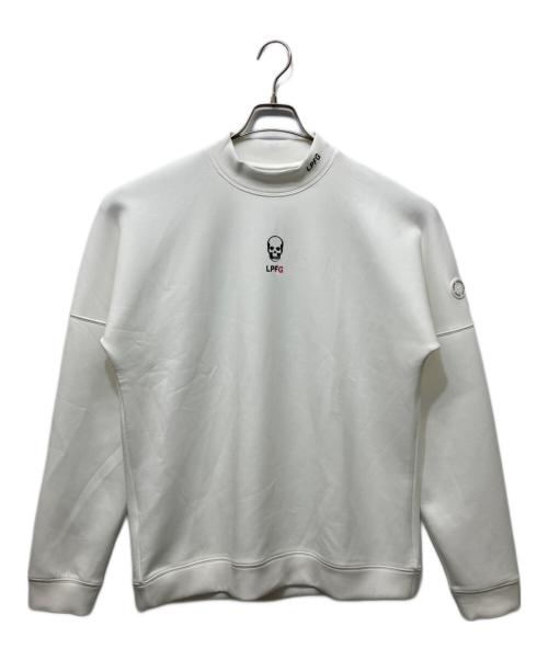 LPFG lucien pellat-finet（ルシアン・ペラフィネ）LPFG lucien pellat-finet (ルシアン・ペラフィネ) モックネックスウェット ホワイト サイズ:SIZE Lの古着・服飾アイテム