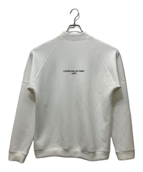 LPFG lucien pellat-finet（ルシアン・ペラフィネ）LPFG lucien pellat-finet (ルシアン・ペラフィネ) モックネックスウェット ホワイト サイズ:SIZE Lの古着・服飾アイテム