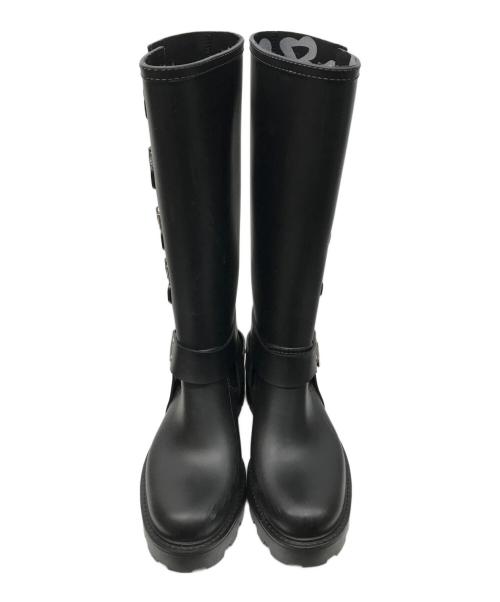 Mardi Mercredi（マルディメクルディ）MARDI MERCREDI (マルディメクルディ) WILD LONG RAIN BOOTS ブラック サイズ:5.5の古着・服飾アイテム