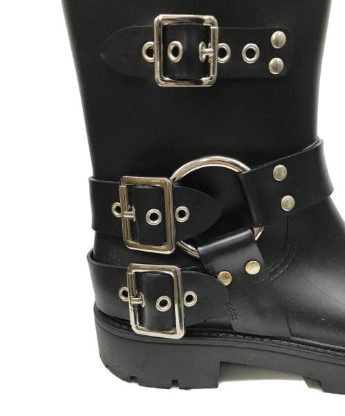Mardi Mercredi（マルディメクルディ）MARDI MERCREDI (マルディメクルディ) WILD LONG RAIN BOOTS ブラック サイズ:5.5の古着・服飾アイテム
