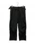 AURALEE（オーラリー）の古着「FINX HARD TWIST GABARDINE PANTS」｜ブラック