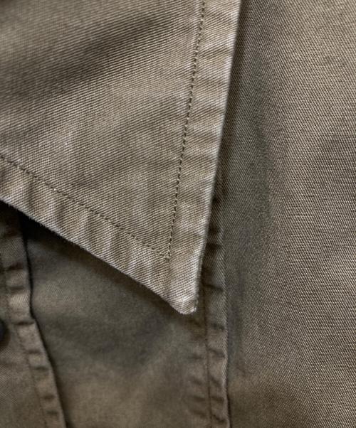 JIL SANDER（ジルサンダー）JIL SANDER (ジルサンダー) ストレッチシャツ カーキ サイズ:42の古着・服飾アイテム