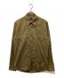 JIL SANDER（ジルサンダー）の古着「ストレッチシャツ」｜カーキ