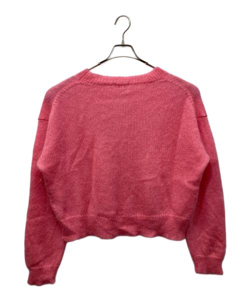 HATIHATI（ハチハチ）HATIHATI (ハチハチ) キッドモヘヤシルクプルオーバー ピンク サイズ:FREEの古着・服飾アイテム