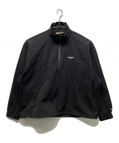 【未使用品】renoma ハーフジッププルオーバーXL 黒 中古・古着通販】renoma (レノマ) ハーフジップナイロンプルオーバー