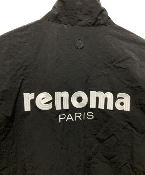 renoma（レノマ）renoma (レノマ) ハーフジップナイロンプルオーバー ブラック サイズ:SIZE Mの古着・服飾アイテム