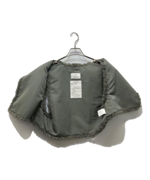 HYKE（ハイク）HYKE (ハイク) FAUX SHEARLING CROPPED VEST グレー サイズ:不明の古着・服飾アイテム