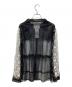 Maison Margiela (メゾンマルジェラ) レース切替チュールシャツ ブラック サイズ:38：30000円