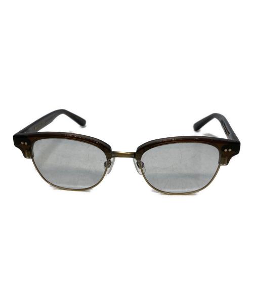 STEADY（ステディ）STEADY (ステディ) 伊達眼鏡 STD-90 ブラウン サイズ:50□21-145の古着・服飾アイテム