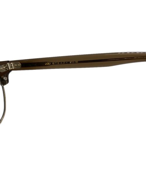 STEADY（ステディ）STEADY (ステディ) 伊達眼鏡 STD-90 ブラウン サイズ:50□21-145の古着・服飾アイテム