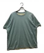 BOTTEGA VENETAボッテガベネタ）の古着「ダブルフェイスTシャツ」｜ブルー