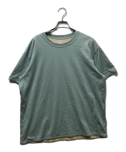 BOTTEGA VENETA（ボッテガベネタ）BOTTEGA VENETA (ボッテガベネタ) ダブルフェイスTシャツ ブルー サイズ:Sの古着・服飾アイテム