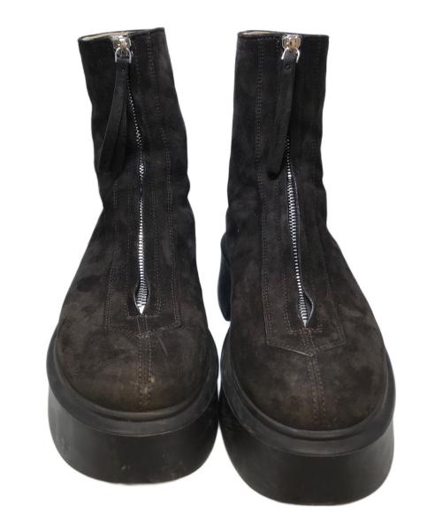 THE ROW（ザ ロウ）THE ROW (ザ ロウ) Zipped Boot スウェード ブラウン サイズ:38の古着・服飾アイテム