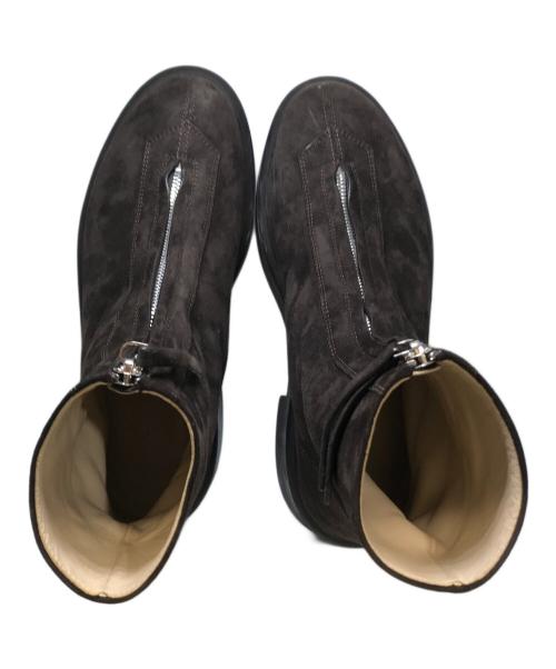 THE ROW（ザ ロウ）THE ROW (ザ ロウ) Zipped Boot スウェード ブラウン サイズ:38の古着・服飾アイテム