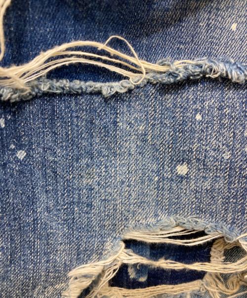 DSQUARED2（ディースクエアード）DSQUARED2 (ディースクエアード) Glam Head Jean ダメージ加工デニムパンツ インディゴ サイズ:48の古着・服飾アイテム