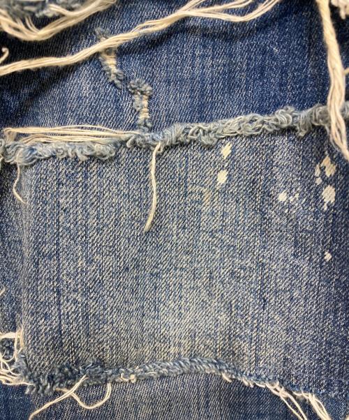 DSQUARED2（ディースクエアード）DSQUARED2 (ディースクエアード) Glam Head Jean ダメージ加工デニムパンツ インディゴ サイズ:48の古着・服飾アイテム