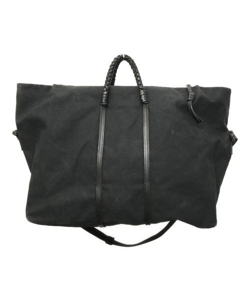 Kamaro'an（カマロアン）Kamaro'an (カマロアン) WOVEN DUFFLE BAG ブラックの古着・服飾アイテム