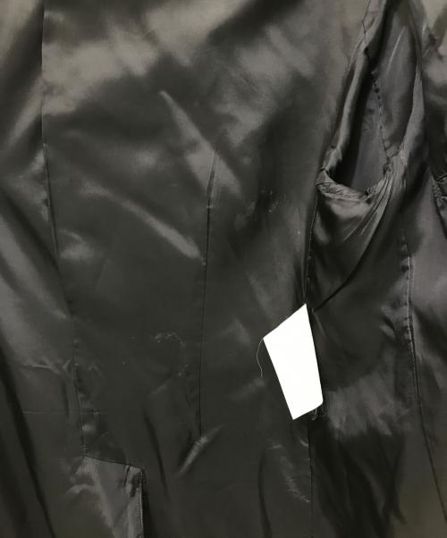 COMME des GARCONS COMME des GARCONS（コムデギャルソン コムデギャルソン）COMME des GARCONS COMME des GARCONS (コムデギャルソン コムデギャルソン) 丸襟 花柄ジャガード Aラインコート ブラック サイズ:Ｓの古着・服飾アイテム