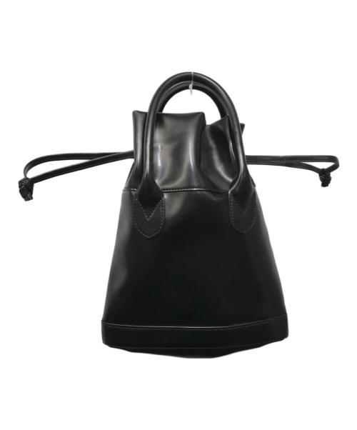 COMME des GARCONS COMME des GARCONS（コムデギャルソン コムデギャルソン）COMME des GARCONS COMME des GARCONS (コムデギャルソン コムデギャルソン) 巾着ハンドバッグ ブラックの古着・服飾アイテム