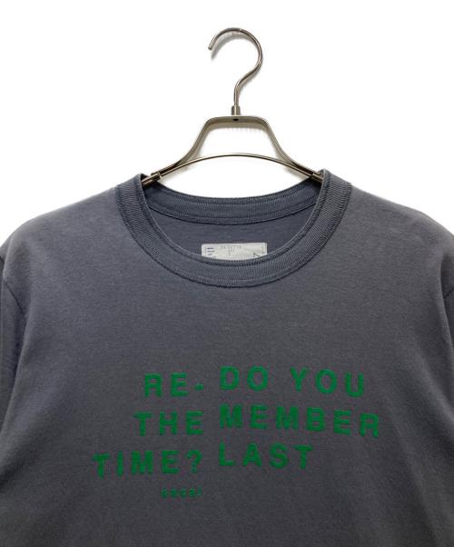 sacai（サカイ）sacai (サカイ) Flock Print T-Shirt グレー サイズ:2の古着・服飾アイテム
