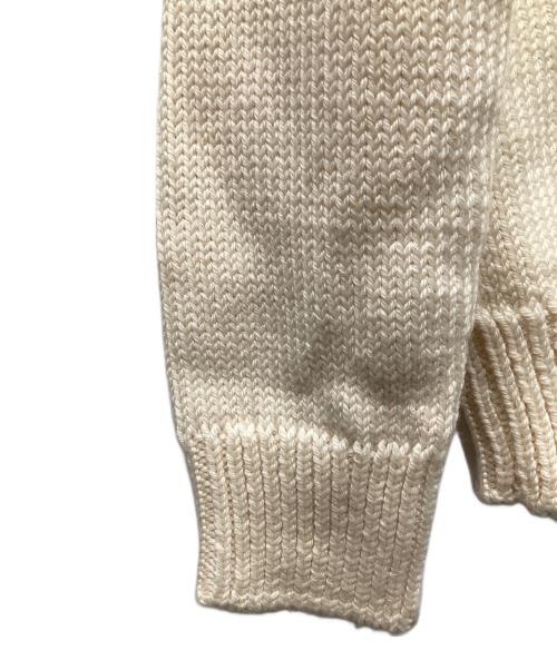 DOLCE & GABBANA（ドルチェ＆ガッバーナ）DOLCE & GABBANA (ドルチェ＆ガッバーナ) ヒマワリ刺繍クルーネックニット ベージュ サイズ:40の古着・服飾アイテム