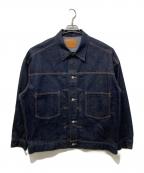 MARKAWAREマーカウェア）の古着「MINER JACKET KIMONO DENIM」｜インディゴ