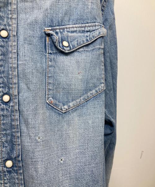 Ron Herman（ロンハーマン）Ron Herman (ロンハーマン) Denim Western Shirt ブルー サイズ:XLの古着・服飾アイテム