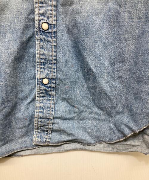 Ron Herman（ロンハーマン）Ron Herman (ロンハーマン) Denim Western Shirt ブルー サイズ:XLの古着・服飾アイテム