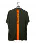 1piu1uguale3 GOLF (ウノ ピゥ ウノ ウグァーレ トレ ゴルフ) S/S MOCK NECK NEON BACK TAPE グリーン サイズ:XL：10000円