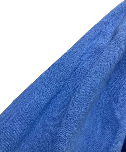 RALPH LAUREN Purple Label（ラルフ ローレン パープル レーベル）RALPH LAUREN Purple Label (ラルフ ローレン パープル レーベル) オープンカラーリネンシャツ ブルー サイズ:XXLの古着・服飾アイテム